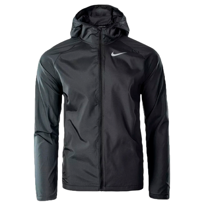 NIKE ESSENTIAL RUNNING HOODED BLACK