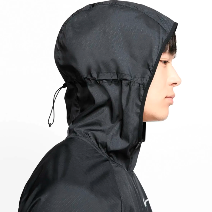 NIKE ESSENTIAL RUNNING HOODED BLACK