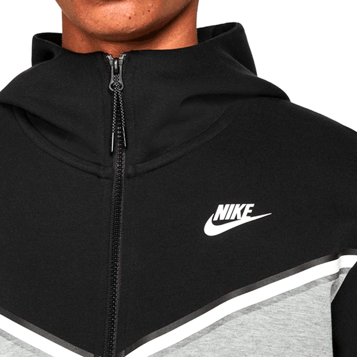 NIKE SPORTSWEAR HOODIE BLACK/GREY