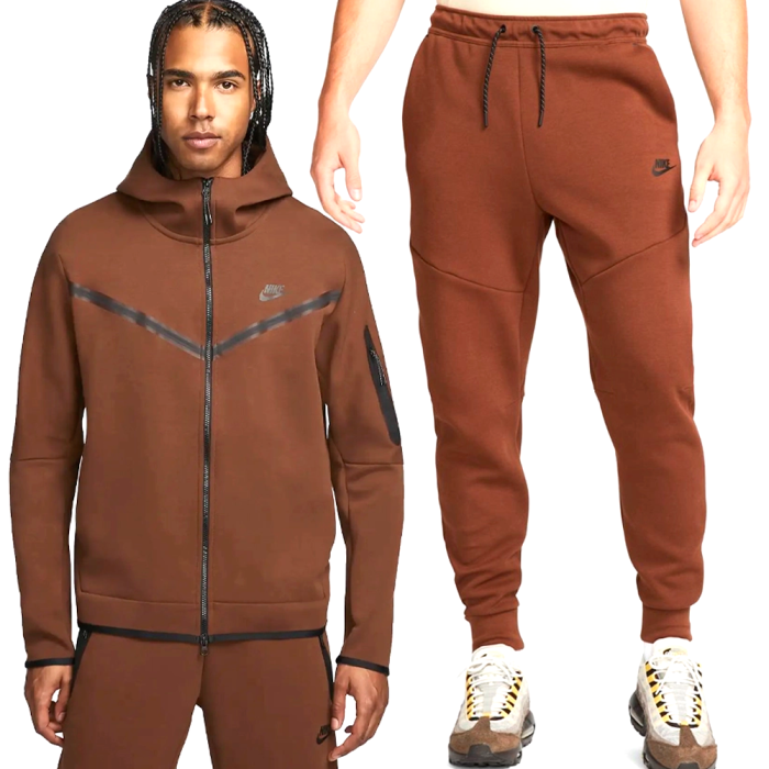 NIKE COMPLETE LEISURE TRACKSUIT BROWN