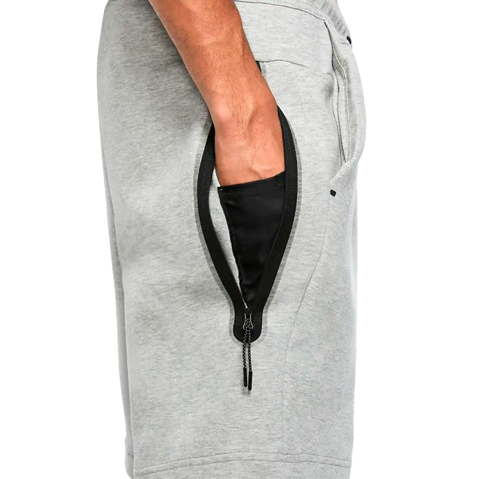 NIKE M NSW TCH FLC SHORT GREY