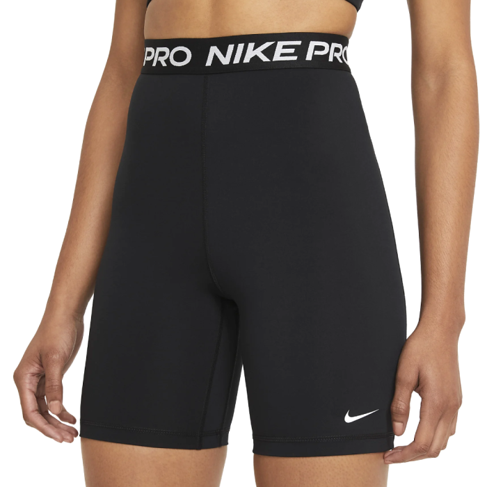 NIKE PRO 365 WOMEN'S HIGH-RISE 7 SHORTS BLACK