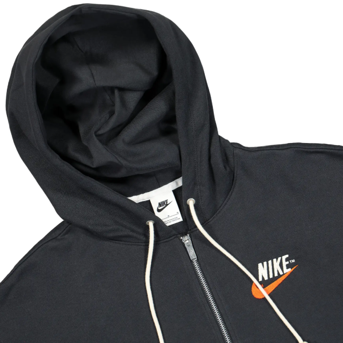 NIKE MENS FRENCH TERRY PULLOVER HOODIE BLACK