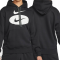 NIKE MENS FLEECE PULLOVER HOODIE BLACK