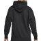 NIKE MENS FLEECE PULLOVER HOODIE BLACK