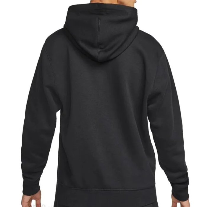 NIKE MENS FLEECE PULLOVER HOODIE BLACK