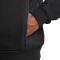 NIKE SPORTSWEAR HYBRID FULL-ZIP FLEECE HOODIE BLACK