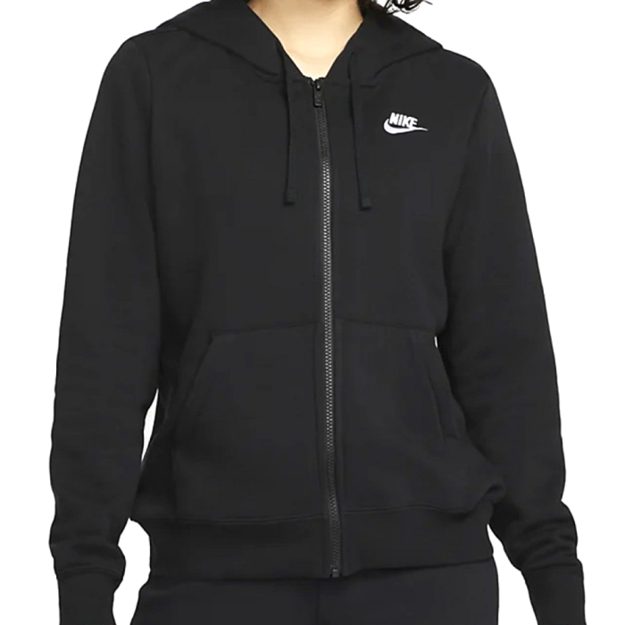 Толстовка NIKE W NSW CLUB FLC FZ BLACK