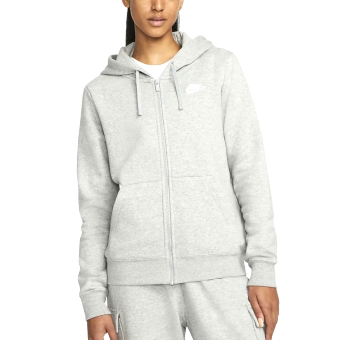 Толстовка NIKE CLUB FLEECE FZ HOODY GREY