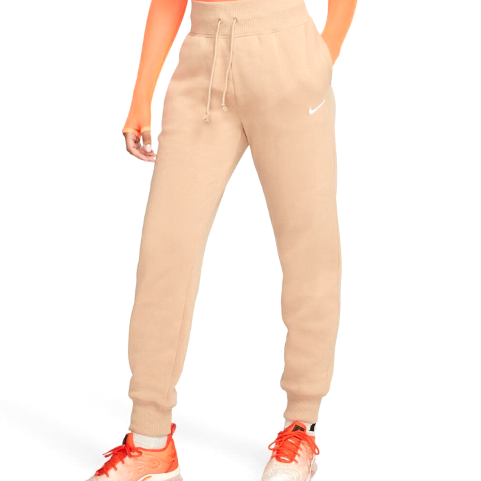 Штани NIKE W NSW PHNX FLC HR PANT STD BEIGE