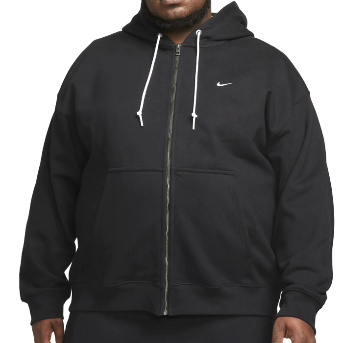 Толстовка NIKE SOLO SWOOSH FULLZIP HOODIE BLACK
