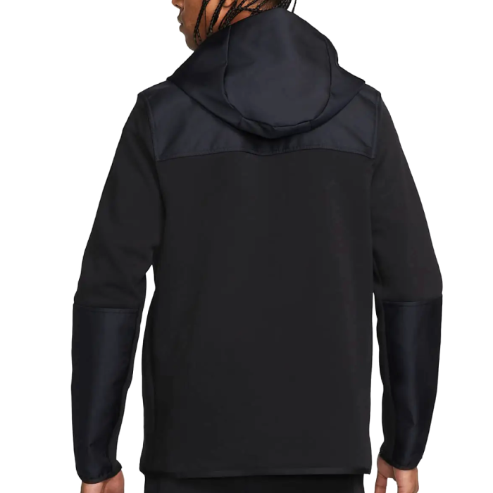 Толстовка NIKE M NK TCH FLC OVERLAY FZ BLACK