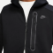 Толстовка NIKE M NK TCH FLC OVERLAY FZ BLACK