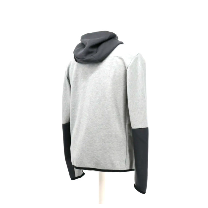 NIKE SPORTSWEAR TECH FLEECE FULL-ZIP HOODIE GREY