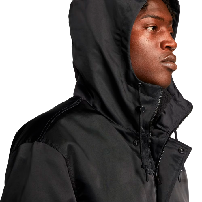 Парка NIKE HOODED JACKET M NK CLUB STADIUM PARKA BLACK