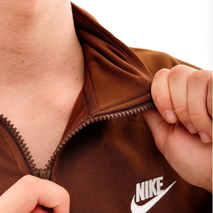 NIKE COMPLETE LEISURE TRACKSUIT BROWN