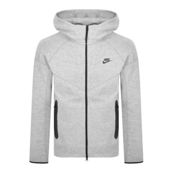 Толстовка NIKE TECH FLEECE FULL-ZIP HOODIE GREY