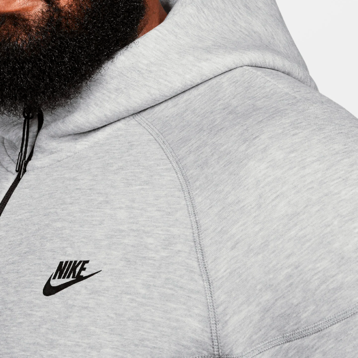 Толстовка NIKE TECH FLEECE FULL-ZIP HOODIE GREY