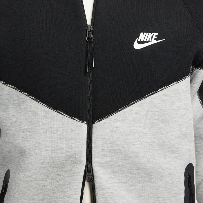 Толстовка NIKE SPORTSWEAR TECH FLEECE WINDRUNNER FULL-ZIP HOODIE BLACK/WHITE