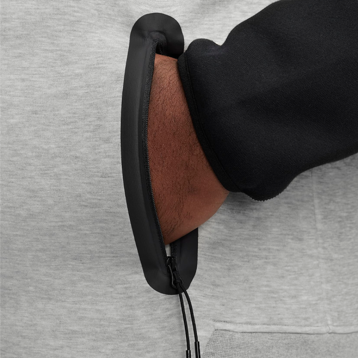 Толстовка NIKE SPORTSWEAR TECH FLEECE WINDRUNNER FULL-ZIP HOODIE BLACK/WHITE