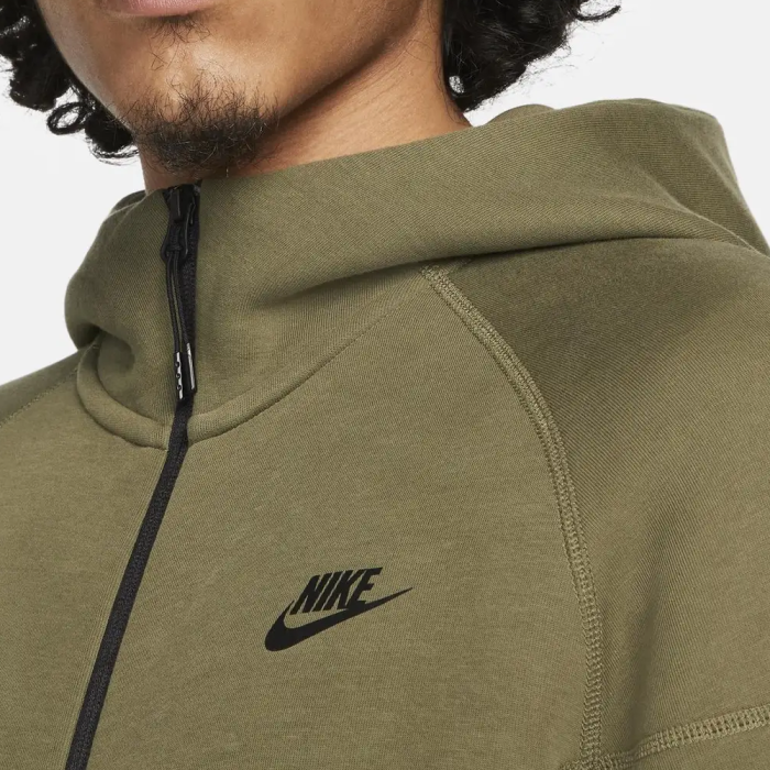 Кофта NIKE TECH FLEECE FULL-ZIP WINDRUNNER HOODIE OLIVE