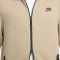 Кофта NIKE TECH FLEECE FULL-ZIP WINDRUNNER HOODIE BEIGE
