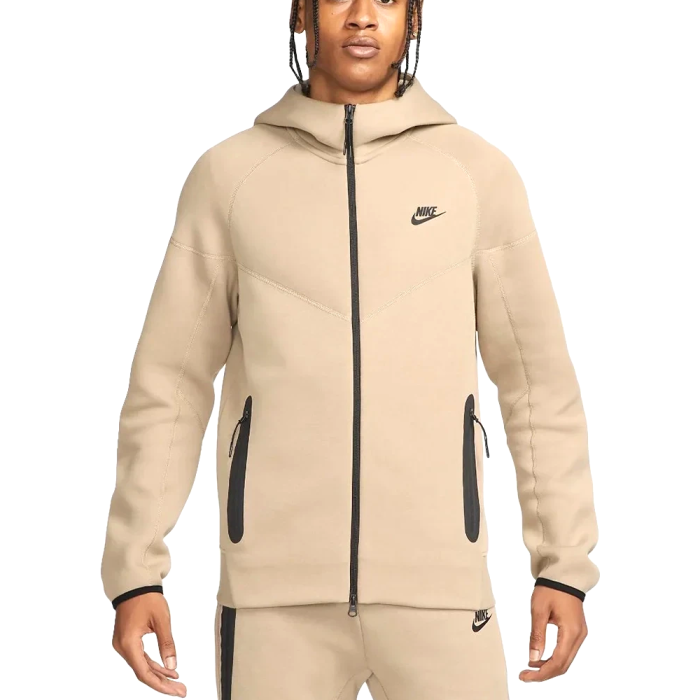 Кофта NIKE TECH FLEECE FULL-ZIP WINDRUNNER HOODIE BEIGE