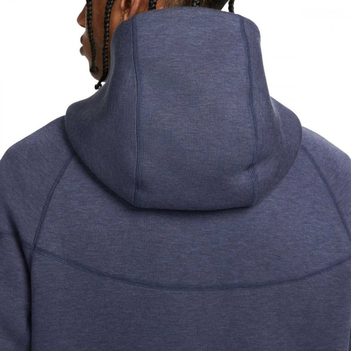 Толстовка NIKE TECH FLEECE FULL-ZIP WINDRUNNER HOODIE BLUE