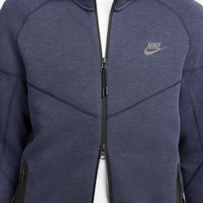 Толстовка NIKE TECH FLEECE FULL-ZIP WINDRUNNER HOODIE BLUE