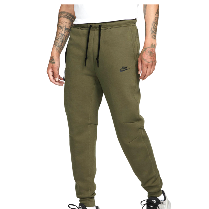 NIKE SPORTSWEAR TECH FLEECE JOGGERS OLIVE