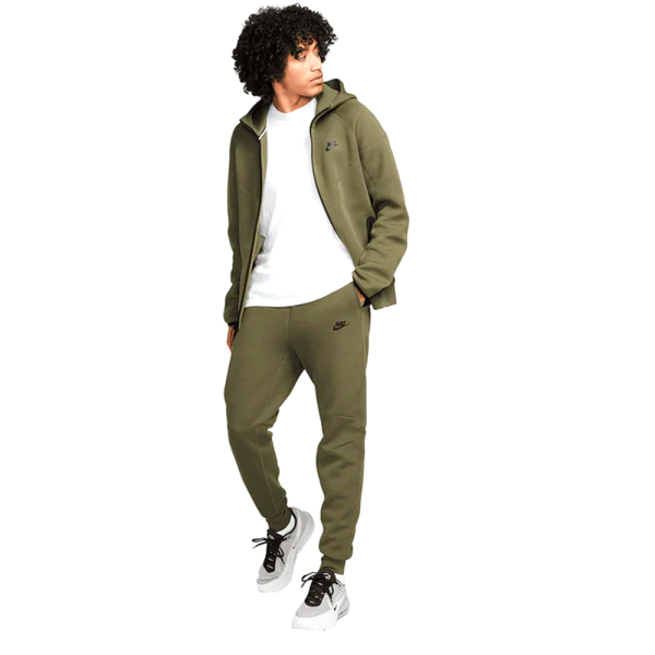 NIKE SPORTSWEAR TECH FLEECE TRACKSUIT GREEN
