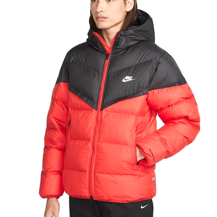 Пуховик NIKE SF WR PL-FLD HD JKT RED/BLACK