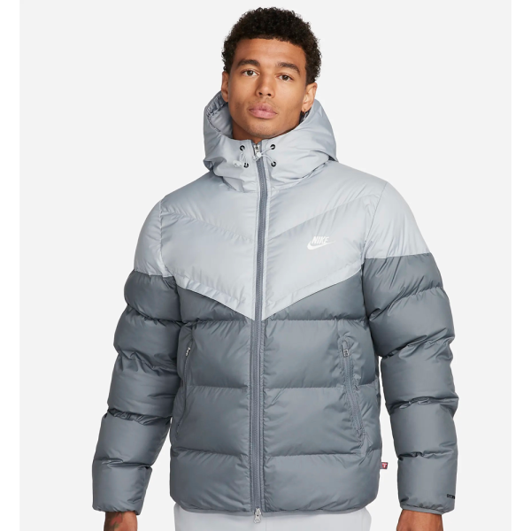 Пуховик NIKE SF WR PL-FLD HD JKT GREY