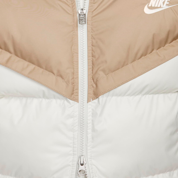 Пуховик NIKE SF WR PL-FLD HD JKT BEIGE/WHITE