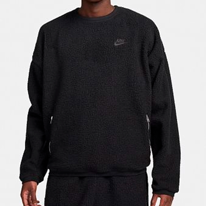 Світшот NIKE M CLUB+ SHERPA WNTR CREW BLACK