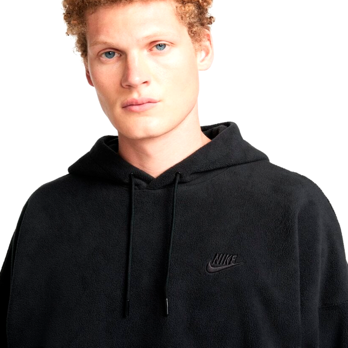 Худі NIKE CLUB FLEECE POLAR FLEECE PULLOVER HOODIE BLACK