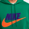 Худи NIKE CLUB FLEECE PULLOVER HOODIE GREEN