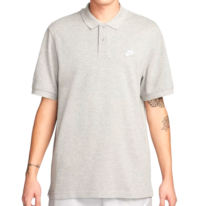 Поло NIKE SHIRT M CLUB SS POLO GREY