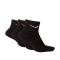 Носки NIKE U NK V CUSH ANKLE 3P VALUE BLACK