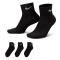 Носки NIKE U NK V CUSH ANKLE 3P VALUE BLACK