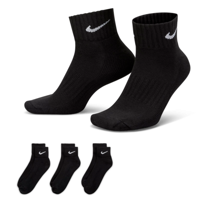Носки NIKE U NK V CUSH ANKLE 3P VALUE BLACK