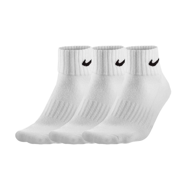 Шкарпетки NIKE VALUE COTTON QUARTER 3-PACK WHITE