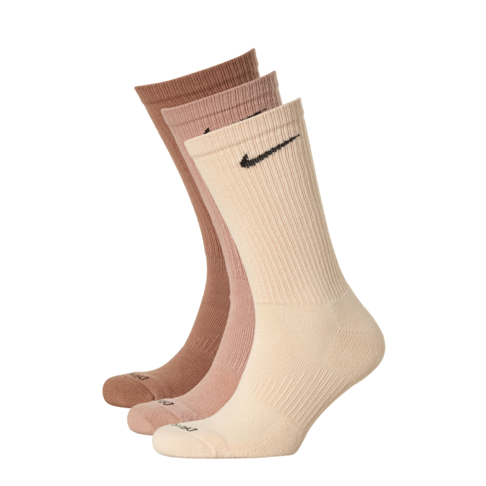 NIKE U NK EVRY PLUS CUSH CREW 3PR BEIGE