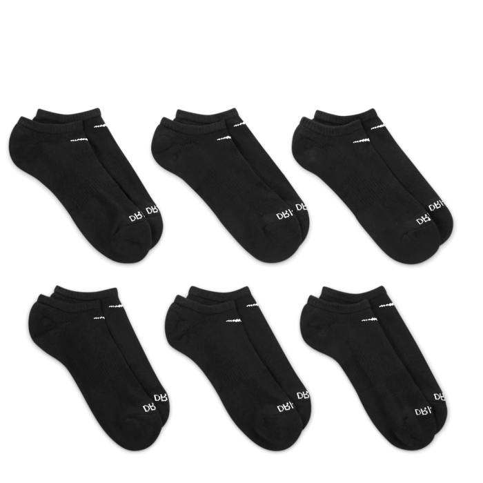 NIKE EVERYDAY PLUS CUSHIONED BLACK