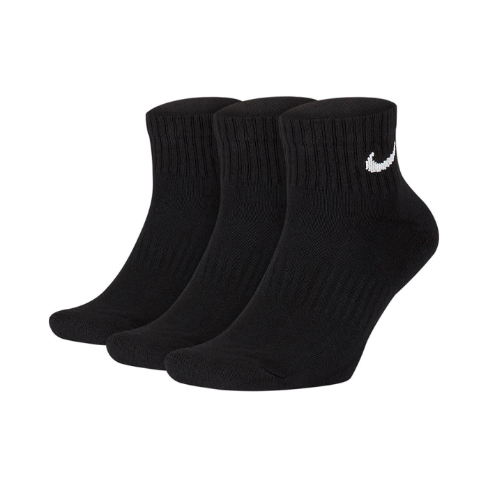 Носки NIKE U NK EVERYDAY CUSH ANKLE 3PR BLACK