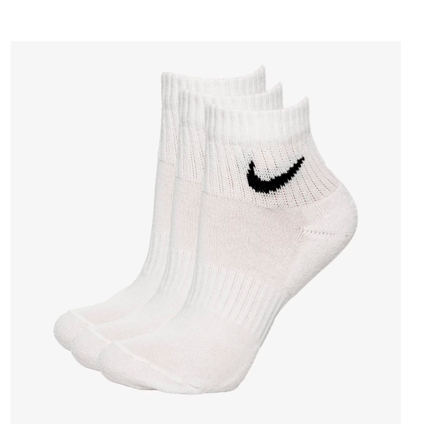 Шкарпетки NIKE U NK EVERYDAY CUSH ANKLE 3PR WHITE