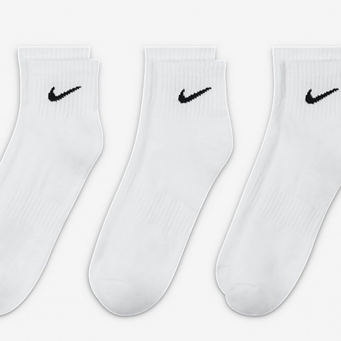 Шкарпетки NIKE U NK EVERYDAY CUSH ANKLE 3PR WHITE