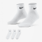 Шкарпетки NIKE U NK EVERYDAY CUSH ANKLE 3PR WHITE
