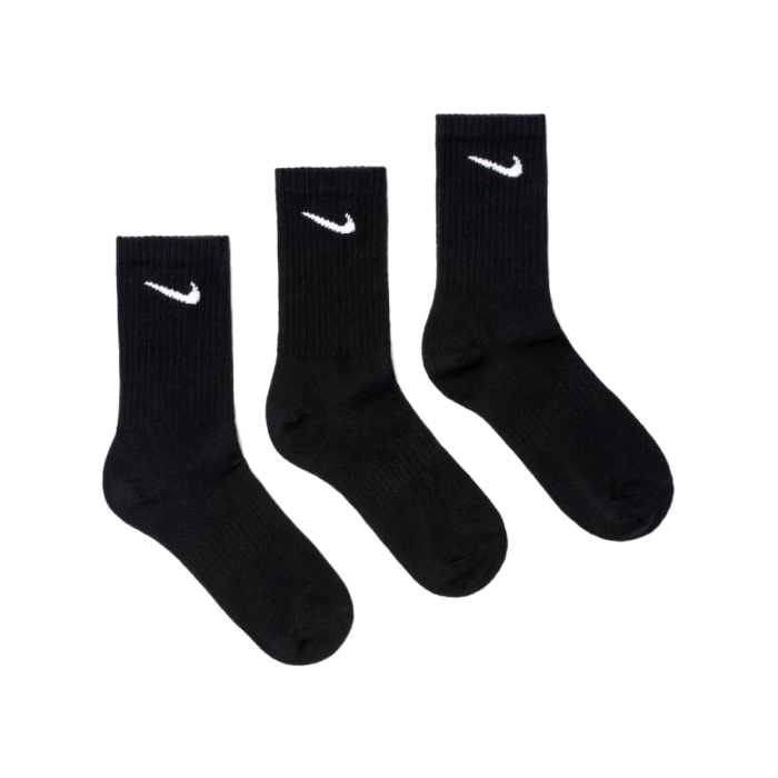Шкарпетки NIKE U EVERYDAY LTWT CREW 3PR BLACK