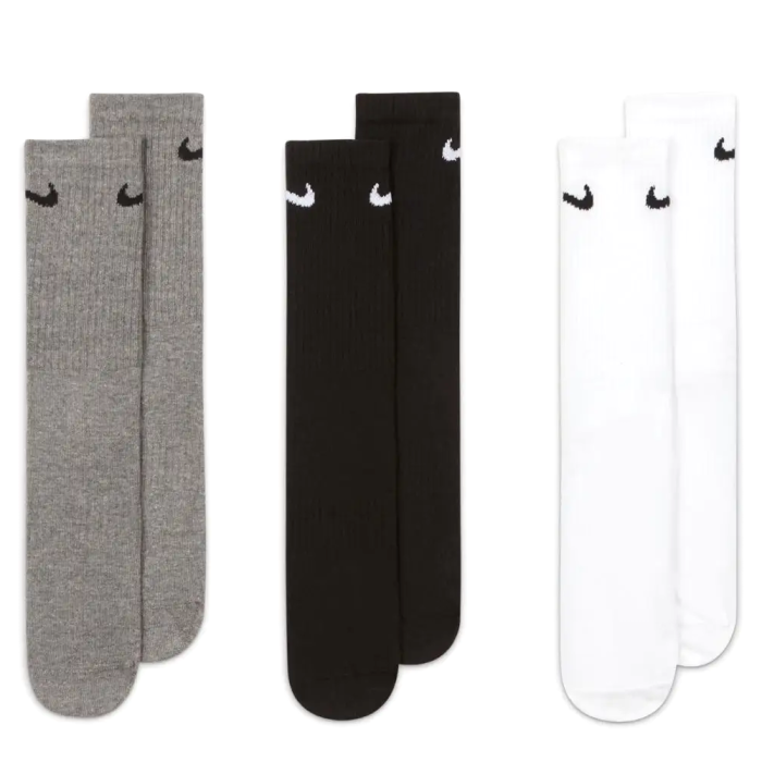 Шкарпетки NIKE U EVERYDAY LTWT CREW 3PR MULTI